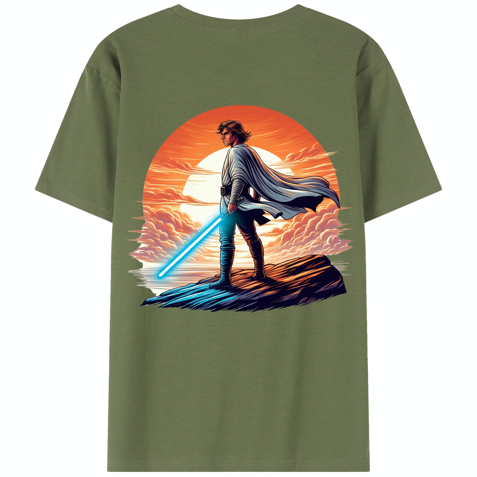 （画像用） スター・ウォーズ Star Wars 綿100％半袖Tシャツ（背面プリント）